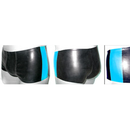 Latex Retro Hot Pants with...